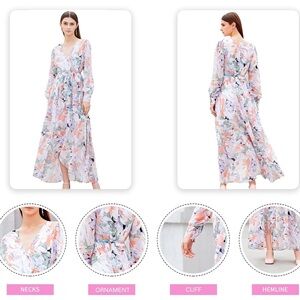 Boho Chic Sweet Casual Fashion Vibes Dress..size medium..floral (NWT)